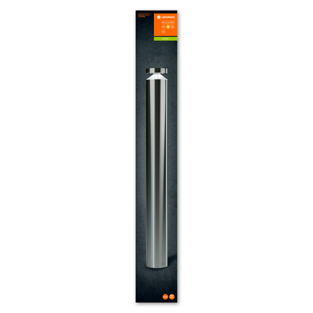 Ledvance ENDURA Style Cylinder 80cm LED lampada da parete da esterno in acciaio inox 6W 3000K IP44 Bianco Caldo