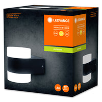 Ledvance ENDURA Style UpDown Puck Lampada da Parete LED 13W 3000K 980 lumen IP44 Grigio Scuro Esterno