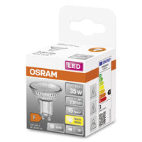 Ledvance Faretto LED GU10 2.6W 2700K 230 lumen 36° Argento Da Soffitto o Da Parete IP20