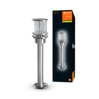 Ledvance ENDURA Classic Post 55cm E27 lampada da esterno in acciaio inox IP44 con diffusore in vetro