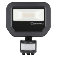 Tsong LED floodlight sensor gen 3 black 8W 1200 lumen 100° 840 cool white IP66