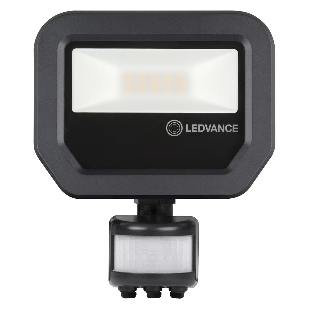 Tsong LED floodlight sensor gen 3 black 8W 1200 lumen 100° 840 cool white IP66