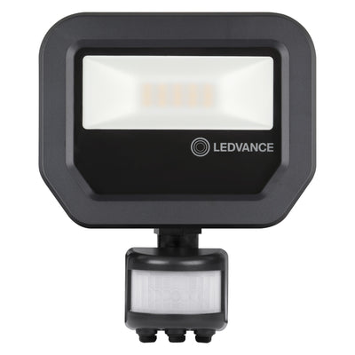 Tsong LED floodlight sensor gen 3 black 8W 1200 lumen 100° 840 cool white IP66
