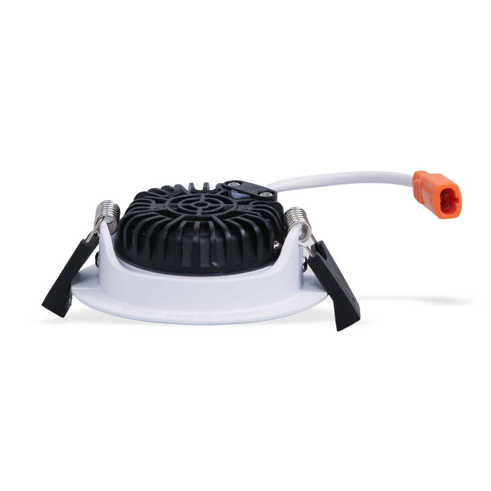 Faretto LED incasso Tsong IP20 10.5W 3000K 220-240V luce soffitto senza sfarfallio Bianco foro 83mm 200 CE RoHS