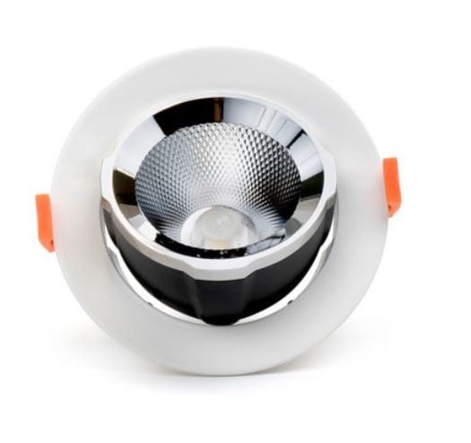 LCB LED downlight 10W with 3000K or 4000K options, Philips chip, IP20