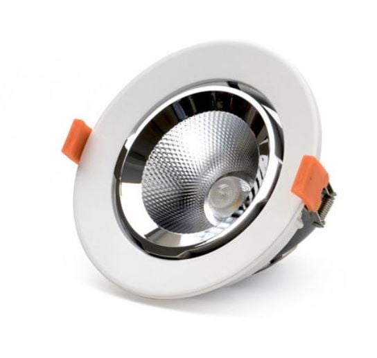 LCB LED Downlight banaanspot 10W 3000K 4000K Philips chip IP20 CRI 80 CE RoHS recessed shop lighting