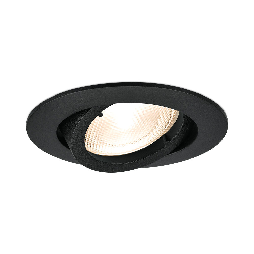 Faretto a incasso Braytron 35W GU10 nero 82mm MR16 lumens illuminazione da interno