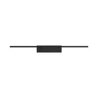Lampada da specchio LED Braytron 12W, 900 lumen, CCT 3-in-1, IP44, alluminio nero, lunghezza 600 mm