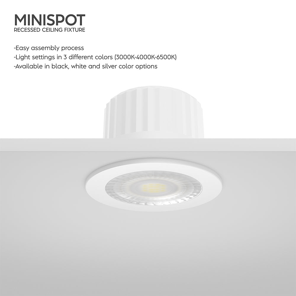 Faretto LED Braytron 3W 3000K 210 lumen IP54 >80CRI fascio 38° non dimmerabile 220-240V bianco caldo