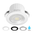 Braytron LED spotlight 3W 3000K 210 lumens IP54 >80CRI 38° beam non-dimmable 220-240V warm white