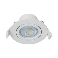 Faretto LED Braytron 7W 220-240V 3-in-1 CCT Dimmerabile Rotondo Bianco IP20 630 lumen Fascio 38°