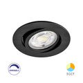 Braytron Faretto LED 7W Nero Rotondo 3-in-1 CCT Dimmerabile 220-240V 630 lumen IP20 38° Illuminazione da Interno