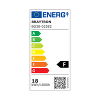 Braytron applique a muro LED 2x9W CCT 3-in-1 1780 lumen Grigio IP65 IK08 illuminazione esterna