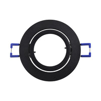 Faretti LED rotondo da incasso Braytron, alluminio nero, attacco MR16, max 35W, illuminazione interna IP20