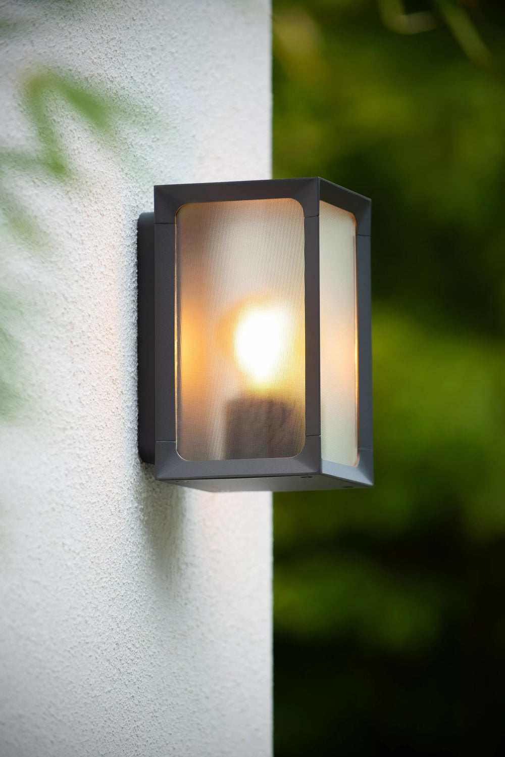 Lucide LED outdoor wall lamp cage with E27 fitting and IP44 rating