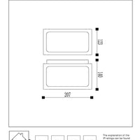 Lucide LED outdoor wall lamp cage with E27 fitting and IP44 rating