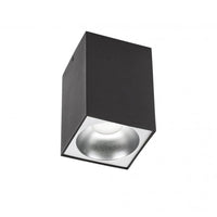 Spectrum LED ceiling spot cube matte black 95x95x138mm IP20 GU10 fitting, choose your own lumens and color, sleek installation