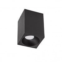 Spectrum LED ceiling spotlight cube matte black 95x95x138mm excl. LED spotlight for modern lighting