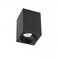 Spectrum LED ceiling spot cube matte black 95x95x138mm IP20 GU10 fitting, choose your own lumens and color, sleek installation