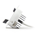 Faretto LED da incasso da 3W dimmerabile con luce bianca a 4000K, sostituisce 25W, inclinabile