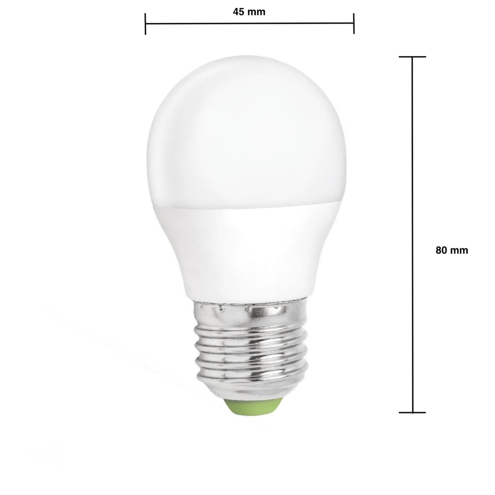 Spectrum LED lamp E27 dimmable 6W replaces 42W 6000K daylight 520 lumens spherical bulb
