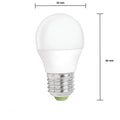 Spectrum LED lamp E27 dimmable 6W replaces 42W 6000K daylight 520 lumens spherical bulb