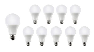 Modee A60 E27 LED bulb 11.5W replaces 1250W 3000K IP20 CE certified
