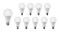 Modee E27 LED lamp A60 10.5W 3000K 1521 lumens IP20 non dimmable pack of 10 with 5 year warranty