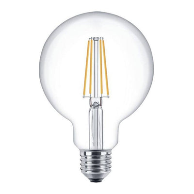 Lampada a filamento LED LCB dimmerabile XL globo E27 6W sostituisce 60W 2700K bianco caldo