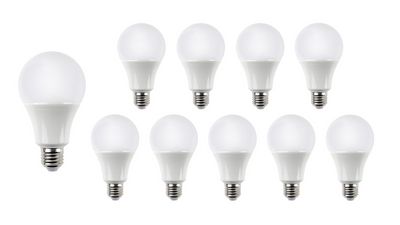 Spectrum E27 LED lamp A60 10.5W 3000K 1521 lumens 220-240V Philips chip 120° beam non dimmable 10-pack