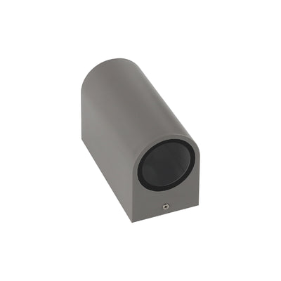 Spectrum LED wall lamp for outdoor use - up and down light, 150x73mm, IP54 rated gray lantern