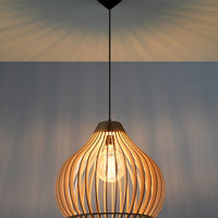 Sollux Lighting LED pendant lamp APRILLA, 1xE27 socket, 220-240V, IP20, matt gold aluminum, CE RoHS