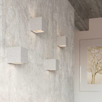 Sollux Lighting LED wall lamp Leo with G9 socket, matte gold aluminum