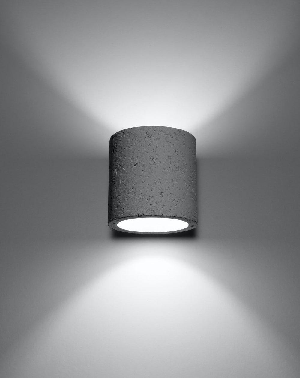 LED wall lamp concrete Orbis - G9 fitting - matte gold aluminum