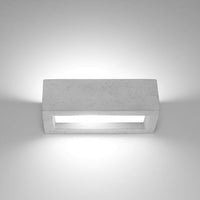Sollux Lighting LED wall lamp vega 30 with E27 fitting 50W aluminum