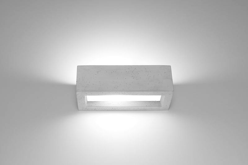 Sollux Lighting LED wall lamp vega 30 with E27 fitting 50W aluminum