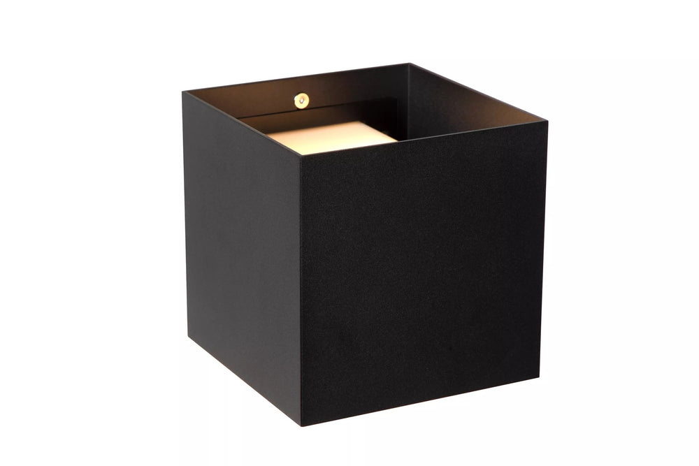 Lucide EXETER applique da esterno Nera attacco E27 IP54 corpo in alluminio design resistente