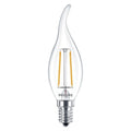 Lampadina a candela a filamento LED Philips CorePro E14 250 lumen 2700K non dimmerabile finitura trasparente