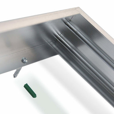 LED panel aluminum silver 120x60cm frame with Philips chip