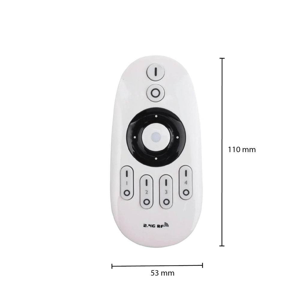 telecomando rf a colore singolo a 2.4 GHz per strisce LED 12V-24V