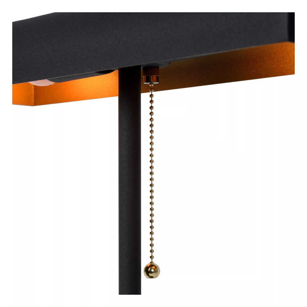 Lucide Glendale table lamp 2xE27 black LED 220-240V AC