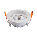 LCB LED recessed spotlight 95mm IP65 white 5W 420 lumen 2700K warm white