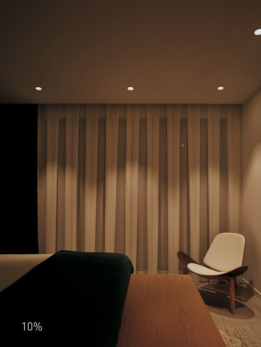 LCB LED recessed spotlight Black 10.5W 3000K IP20 220-240V flicker-free CE RoHS 5 year warranty