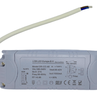 Lcb dimmable LED driver for 36W/40W LED panel, 30-42V 1000mA, IP20, triac phase cut