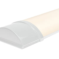 Plafoniera LED Spectrum 120cm 32W 3000K Bianco Caldo 4000 lumen IP20 Montaggio a Soffitto o Sospeso Bianco