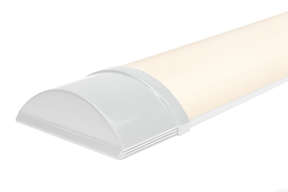 Plafoniera LED Spectrum 120cm 32W 3000K Bianco Caldo 4000 lumen IP20 Montaggio a Soffitto o Sospeso Bianco