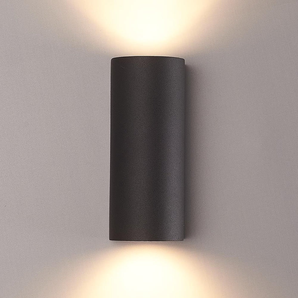 LED Applique da Parete per Esterni |Su e Giù -|Nero| GU10