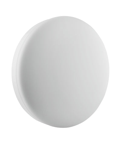 Plafoniera LED da soffitto o parete, Bianca, IP65 IK10, 24W 1800 lumen, 3000K bianco caldo, Ø300mm