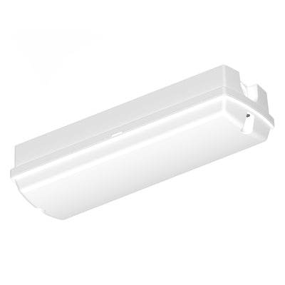 Plafoniera LED Compatta Bianca 5W/9W 3000K 500/840 lumen IP65 Dimmerabile 356x115mm