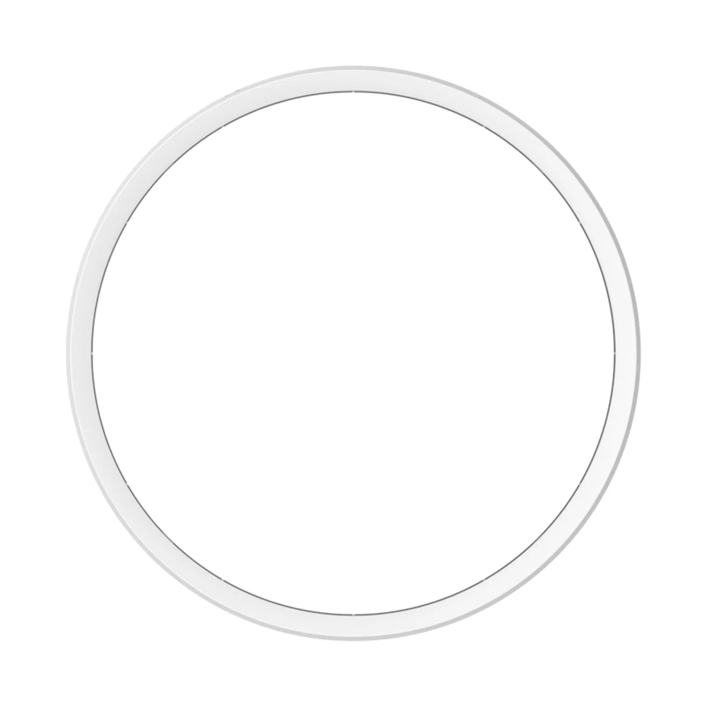 LED bulkhead round 250P, 10.5W, 1220 lumens, 3000K/4000K switchable CCT, IK10, White aluminum housing